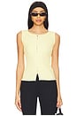 view 1 of 4 Tilly Vest in Banana Cream in Mellow Yellow