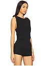 view 2 of 4 Kaylor Backless Top in Black