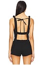 view 3 of 4 Kaylor Backless Top in Black