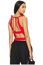 view 1 of 5 Kaylor Backless Top in Atlas Red