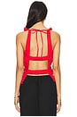 view 4 of 5 Kaylor Backless Top in Atlas Red