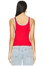 view 3 of 4 All Star Sweater Tank in Atlas Red Combo