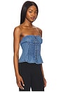 view 2 of 4 Denim Wink Wink Tube Top in Medium Wash