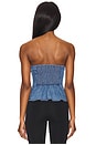 view 3 of 4 Denim Wink Wink Tube Top in Medium Wash