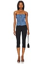 view 4 of 4 Denim Wink Wink Tube Top in Medium Wash