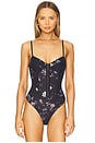 view 2 of 5 x Intimately FP Printed Night Rhythm Bodysuit in Black Floral Combo