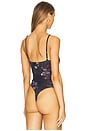 view 4 of 5 x Intimately FP Printed Night Rhythm Bodysuit in Black Floral Combo