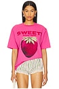 view 1 of 4 Harvest Vintage Wash Tee in Strawberry