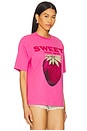 view 2 of 4 Harvest Vintage Wash Tee in Strawberry