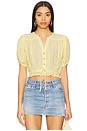 view 1 of 4 x We The Free Little Cloud Shirt in Banana Cream