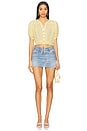 view 4 of 4 x We The Free Little Cloud Shirt in Banana Cream