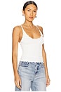 view 2 of 4 Pucker Up Seamless Top in Ivory