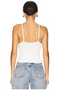 view 3 of 4 Pucker Up Seamless Top in Ivory