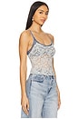view 2 of 4 All Day Lace Cami in Pearl Blue