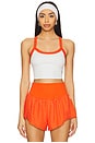 view 1 of 5 x FP Movement All Clear Colorblock Cami in White & Flame