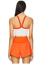 view 3 of 5 x FP Movement All Clear Colorblock Cami in White & Flame