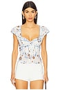 view 1 of 4 Call Me Baby Blouse in White Combo