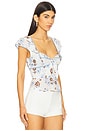 view 2 of 4 Call Me Baby Blouse in White Combo