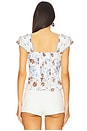 view 3 of 4 Call Me Baby Blouse in White Combo
