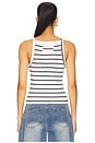 view 3 of 4 Mia Tank Stripe in Black & White