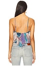 view 3 of 4 Alix Printed Tank in Ocean Combo
