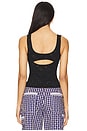 view 3 of 4 Full Bloom Eyelet Cami in Black