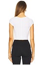 view 3 of 4 x FP Movement Tempo Ribbed Baby Tee in White