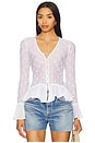 view 1 of 5 Elias Smocked Blouse in Clean Ivory