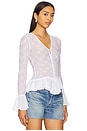 view 2 of 5 Elias Smocked Blouse in Clean Ivory