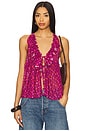 view 1 of 4 Fearless Knit Tank in Dragonfruit Combo