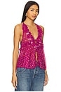 view 2 of 4 Fearless Knit Tank in Dragonfruit Combo
