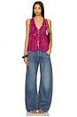 view 4 of 4 Fearless Knit Tank in Dragonfruit Combo
