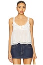 view 1 of 4 Stevie Lace Tank in Clean Ivory