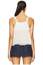 view 3 of 4 Stevie Lace Tank in Clean Ivory