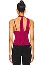 view 4 of 5 True To You Tank in Beet Red