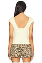 view 3 of 4 Duo Corset Cami in Banana Cream