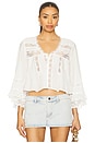 view 1 of 4 x REVOLVE Rosa Ruffle Top in Clean Ivory