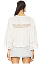 view 3 of 4 x REVOLVE Rosa Ruffle Top in Clean Ivory