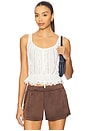 view 1 of 4 Alana Lace Tank in Clean Ivory