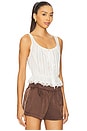 view 2 of 4 Alana Lace Tank in Clean Ivory