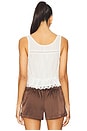 view 3 of 4 Alana Lace Tank in Clean Ivory