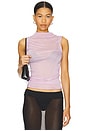 view 1 of 4 On Air Muscle Tank in Blush Lilac