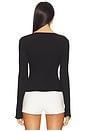 view 3 of 4 Tilly Long Sleeve Top in Black