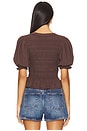 view 3 of 4 Maxey Knit Top in French Chocolate