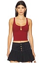 view 1 of 4 Ahead Of The Curve Cami in Syrah