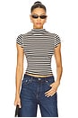 view 1 of 5 CAMISETA LISTRADA LOLA in Black & White Stripe