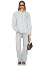 view 4 of 4 x We The Free Ashley Denim Shirt In Classic Blue in Classic Blue