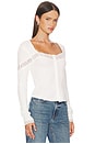 view 2 of 4 Lets Party Cardi in Clean Ivory