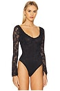 view 3 of 5 x Intimately FP Perfectly Fine Bodysuit In Black in Black