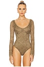 view 2 of 5 x Intimately FP Perfectly Fine Bodysuit In Gothic Love in Gothic Love